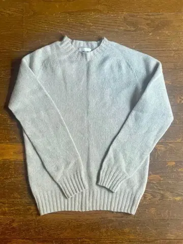 MORRIS & SONS 스코틀랜드제 울 긴팔 니트