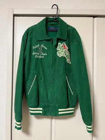 랄프 로렌 코듀로이 블루종 표시 크기 XS