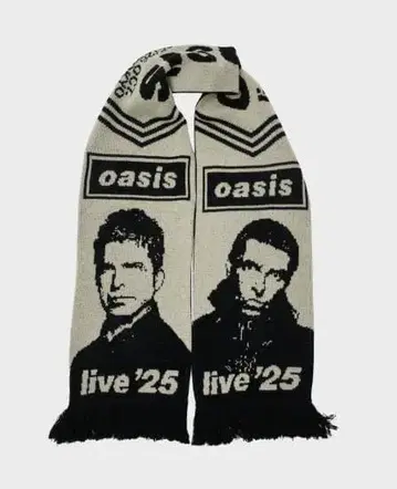 [ 개봉만, 미착용 ] oasis 도쿄 한정판 풋볼 스카프 완판템