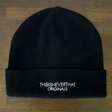 thisisneverthat 블랙 니트 모자