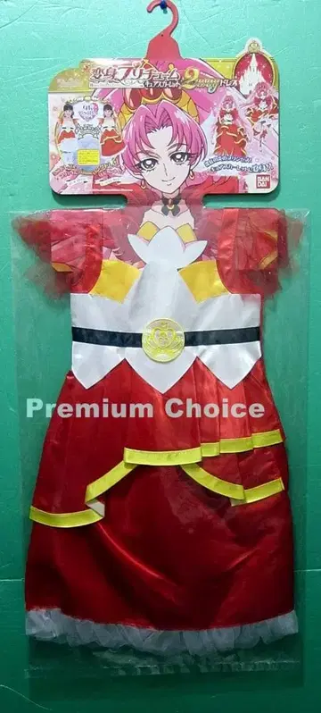 변신 프리즘 큐어 스칼렛 2 Way 드레스 프린세스 프리큐어 미사용