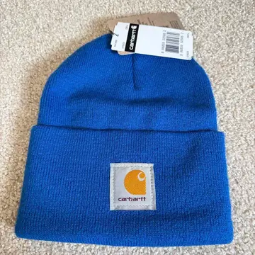 Carhartt 칼하트 파랑 니트 모자 프리 사이즈