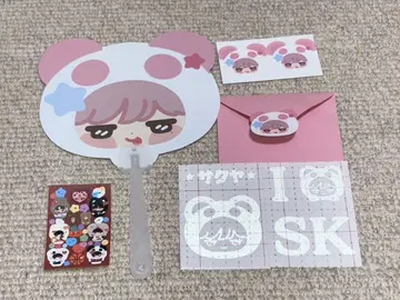 다님 응원봉 스티커 반사 스티커 사쿠야 nct wish