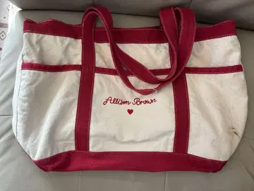 앨리슨 브라운 토트백 빨간색 새상품급