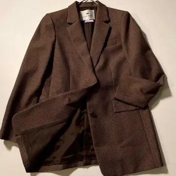 [ 미사용급 ] 트래디셔널 웨더웨어 하운드투스 패턴 테일러드 자켓 최근