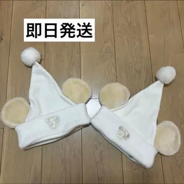 미키 귀 달린 산타 모자 2개 세트 디즈니 캡 모자