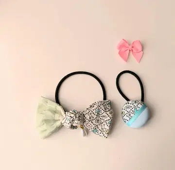 [리버티] 리본&펄 머리끈