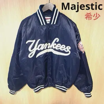 레어 구제 의류 양키스 스타디움 점퍼 M 네이비 로고