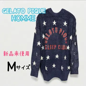 젤라또피케 옴 풀오버 상의 스무디 칼리지 스타 자카드