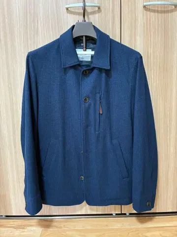 SHIPS 네이비 버튼식 자켓