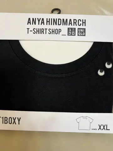 T1BOXY 박스 티셔츠 XXL 안야 힌드마치 유니클로