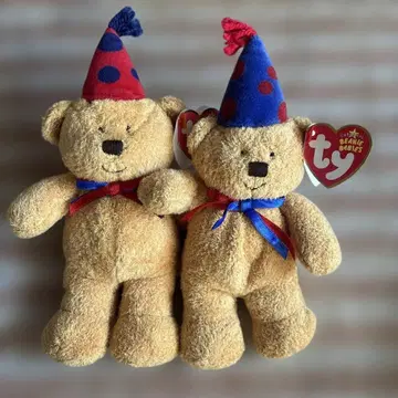 Ty ty 비니 베이비 귀여운 곰돌이 2마리