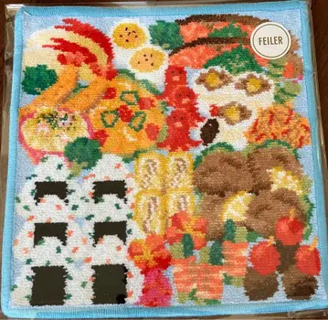 [ 미사용 새상품 ] 러브러리 바이 페이 손수건 와쿠와쿠 벤토 완판템