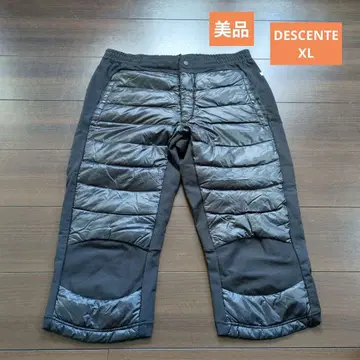 새상품급 DESCENTE XL 블랙 퀼팅 팬츠