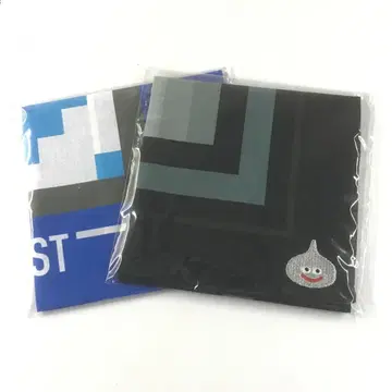 [ 2점 ] 메탈슬라임 & 슬라임 드래곤 퀘스트 도트 필드 손수건