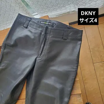 [ sale ] DKNY JEANS 소가죽 가죽 팬츠
