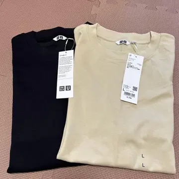 미사용 새상품 [Uniqlo U] 에어리즘 코튼 오버 사이즈 T셔츠