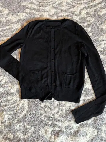 폭시 가디건 38 검정