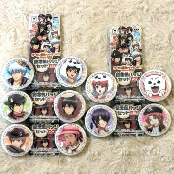 레어 은혼랜드!! Winter 2015 기념 캔뱃지 5종 세트