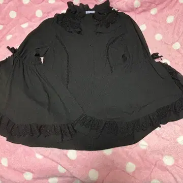 설명란 필독! axes femme kawaii 히메소매 블라우스 블랙