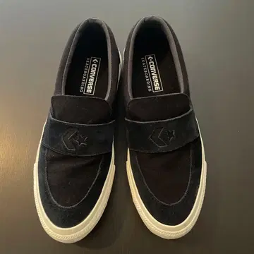 CONVERSE 스웨이드 슬립온 네이비