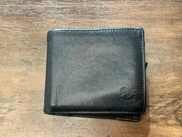 일비종떼 접이식 지갑 소가죽