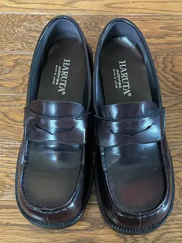 HARUTA 다크 브라운 로퍼