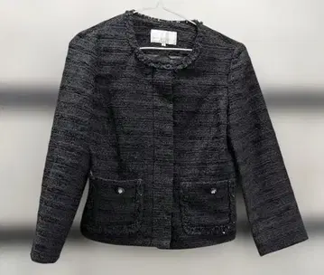 [ 구제 의류 ] M-PREMIER 트위드 노카라 자켓 XS