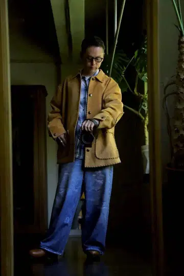 BOWWOW WOVEN SUEDE COVERALL 스웨이드