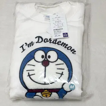 I'm Dorademon 화이트 트레이닝복 M 도라에몽 자수