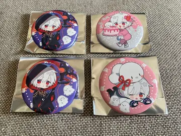 AtR 마후마후 캔뱃지 4개 세트 할로윈 라이브 생일 라이브