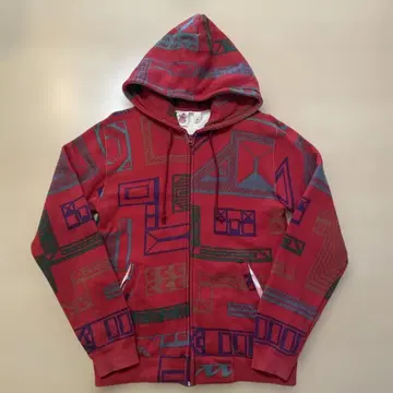 Phenomenon 집업 후드티 hoodie 기하학 패턴 M