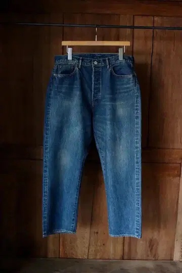 아프레쎄 24SS Washed Denim Wide Pants 사이즈 32