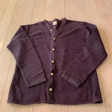 GLOBAL WORK 퍼플 가디건 L