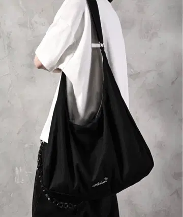 아들러 캔버스 로고 슈퍼 빅 숄더백