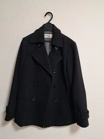 CHRISTIAN AUJARD 블랙 피코트