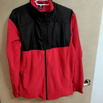 DESCENTE 히트 플리스 자켓 레드/블랙