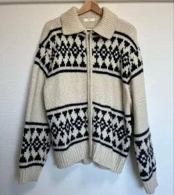 NOKCHA 니트 아우터 가디건 노르딕 니트