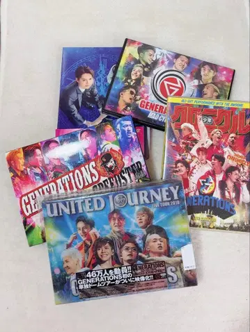 GENERATIONS 라이브 DVD 묶음 판매 총 5점