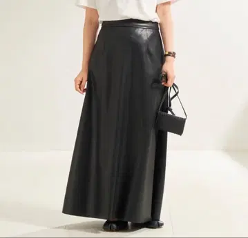 plage 인조 가죽 스커트