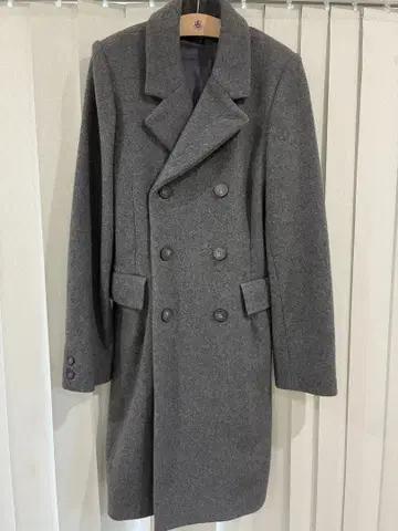 a.p.c. gray long coat