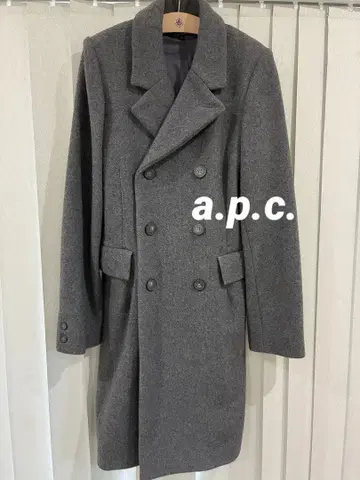 A.P.C. gray long coat