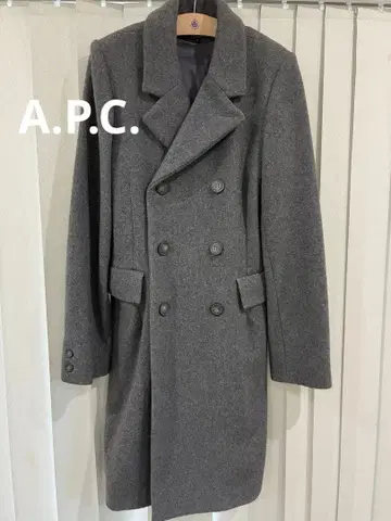 A.P.C. 아페쎄 그레이 롱 코트 gray long coat