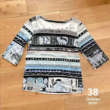 LEONARD 5부 소매 상의 사이즈 38