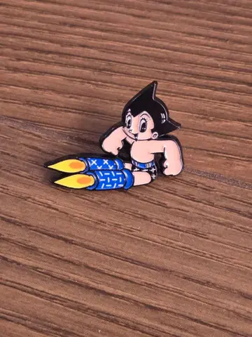 오사카 만박 파소나 아톰 핀 배지 레어