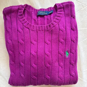 랄프 로렌 케이블 니트 스웨터 여성용