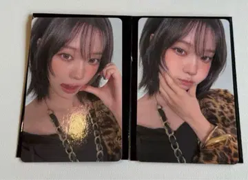 aespa 윈터 트레이딩 카드 6000엔 구매 혜택 2종