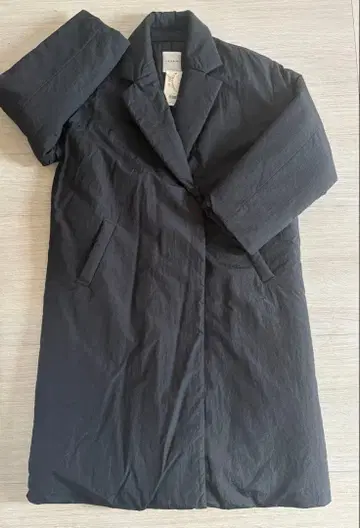 LEPSIM 블랙 롱 다운 자켓 코트 미사용 새상품