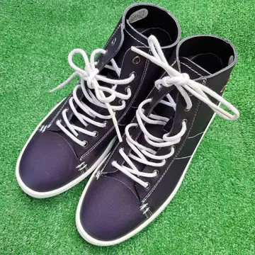 리 네이비 하이컷 스니커즈