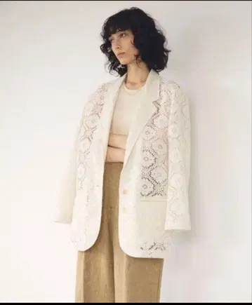 todayful 오버 사이즈 레이스 자켓